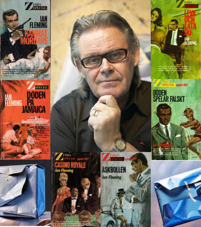 Yrjö Edelmann: Har tecknat  6 omslag till Ian Flemings Bondböcker, som släpptes ut av Bonniers boktryckeri Sverige i pocket version  mitten på 60-talet