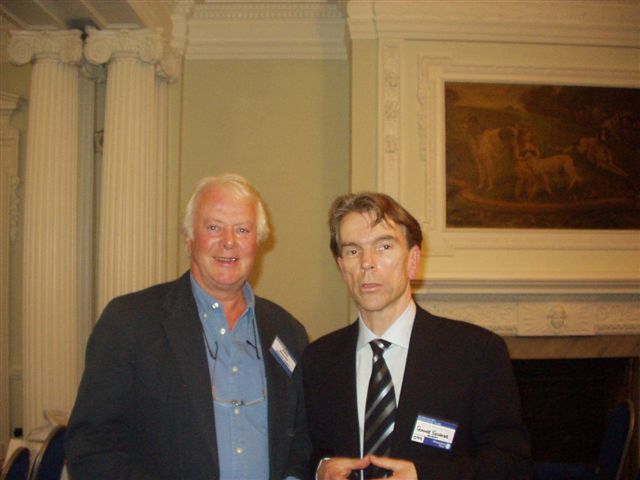John Grover (Editor 5 bondfilms) with Gunnar Schäfer