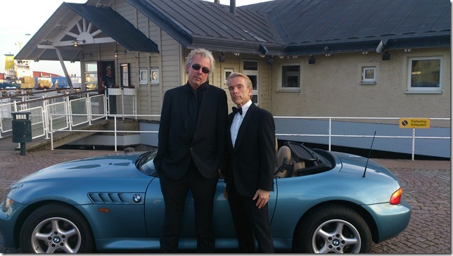 Tomas Forssell  with James Bond Gunnar Schfer.
