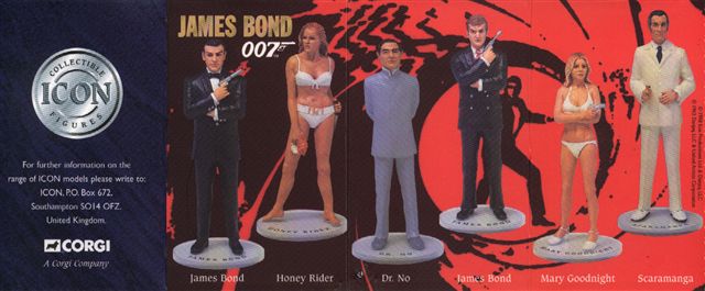 Corgi Icon James Bond Figurines