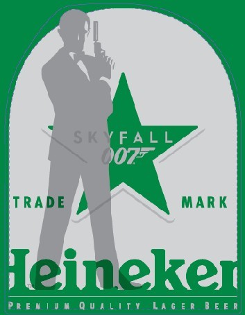 Heineken SKYFALLstandee.