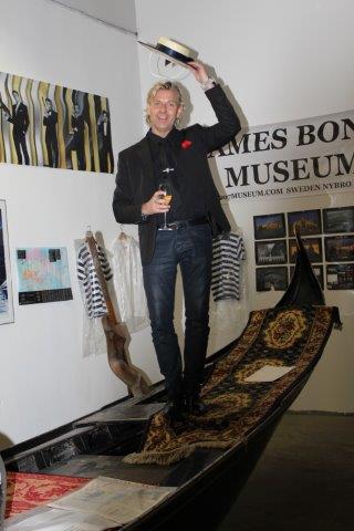 Joe Labero Gondola from Venice James Bond Museet i Nybro Sweden