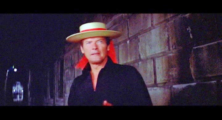 Roger Moore James Bond used the Gondola Hat in a scene from Venice in the Bond movie Moonraker 1979