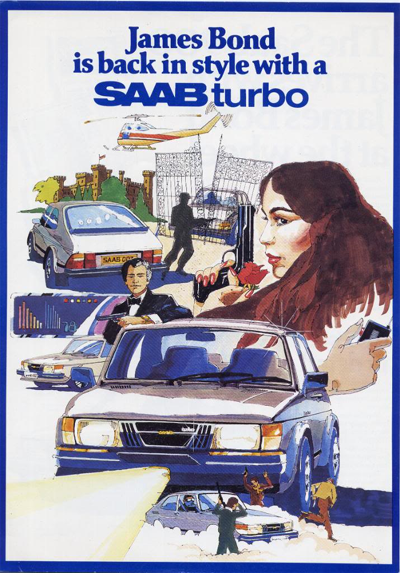SAAB promotional poster.