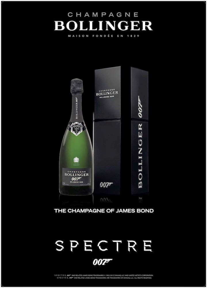 Poster Bollinger Spectre Limited Edition-50x70.