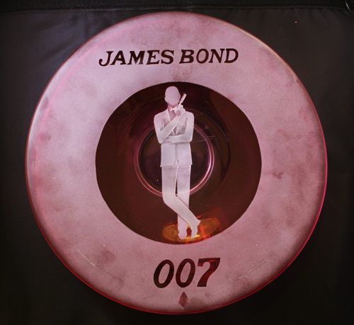 Glass 007 design  James Bond Limited Edition  