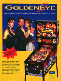 GoldenEye from the movie Pinball Shooting system to test out your shooting skills.