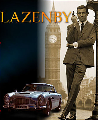 George Lazenby" On Her Majesty's Secret Service 1969" George Lazenby in front of Big Ben Liondon