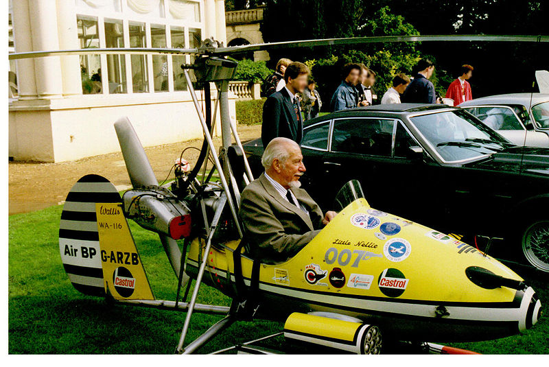 Autogyro Little Nellie with its creator and pilot, Ken Wallis Kenneth Horatio Wallis Little Nellies father