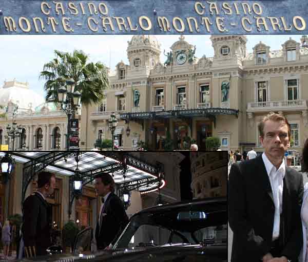 James  Bond at the Monte Carlo Casino on Monaco from Goldeneye 1995