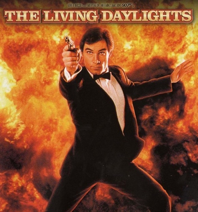 The Living Daylights 1987 Iskallt Uppdrag poster  