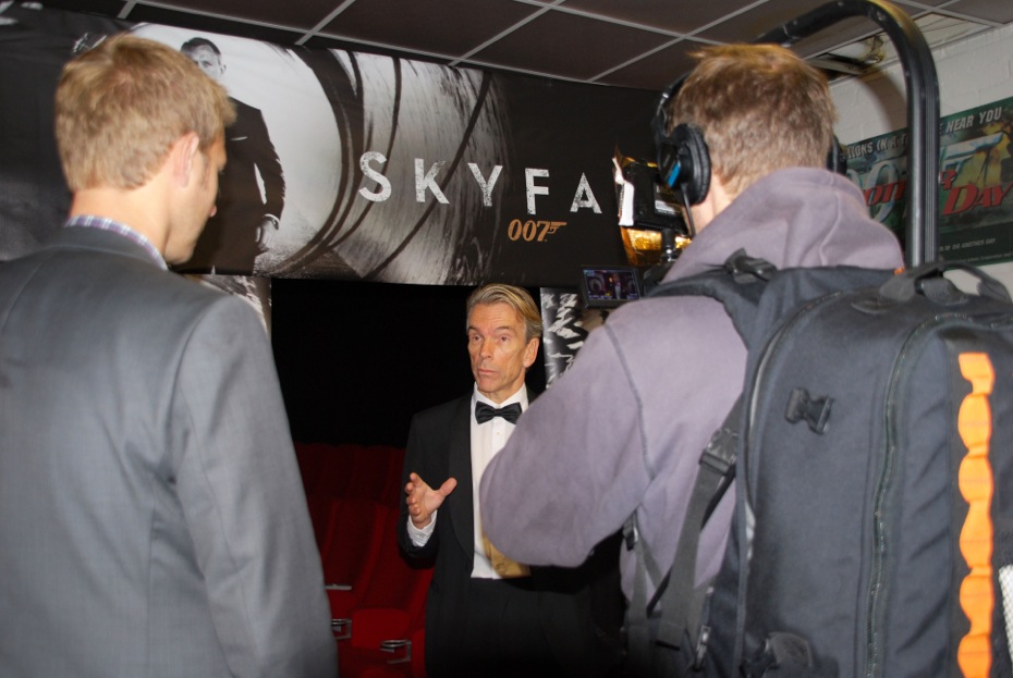 Thomas Alkärr NRK, James Bond and fotograf Brynjar Widerøe 