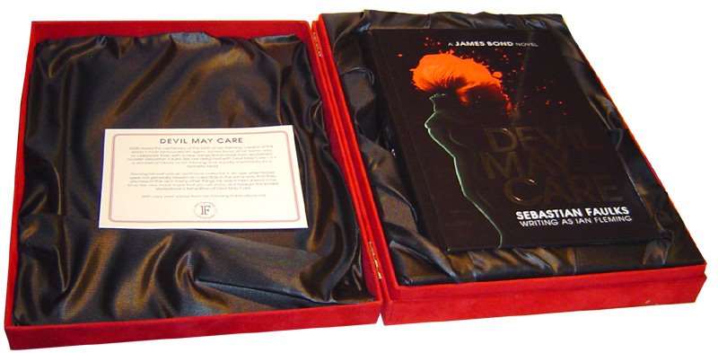 "Devil May Care", Sebastian Faulks writing as Ian Fleming, Limited edition (500) signed by the author, published by Michael Joseph in association with Waterstones, May 2008