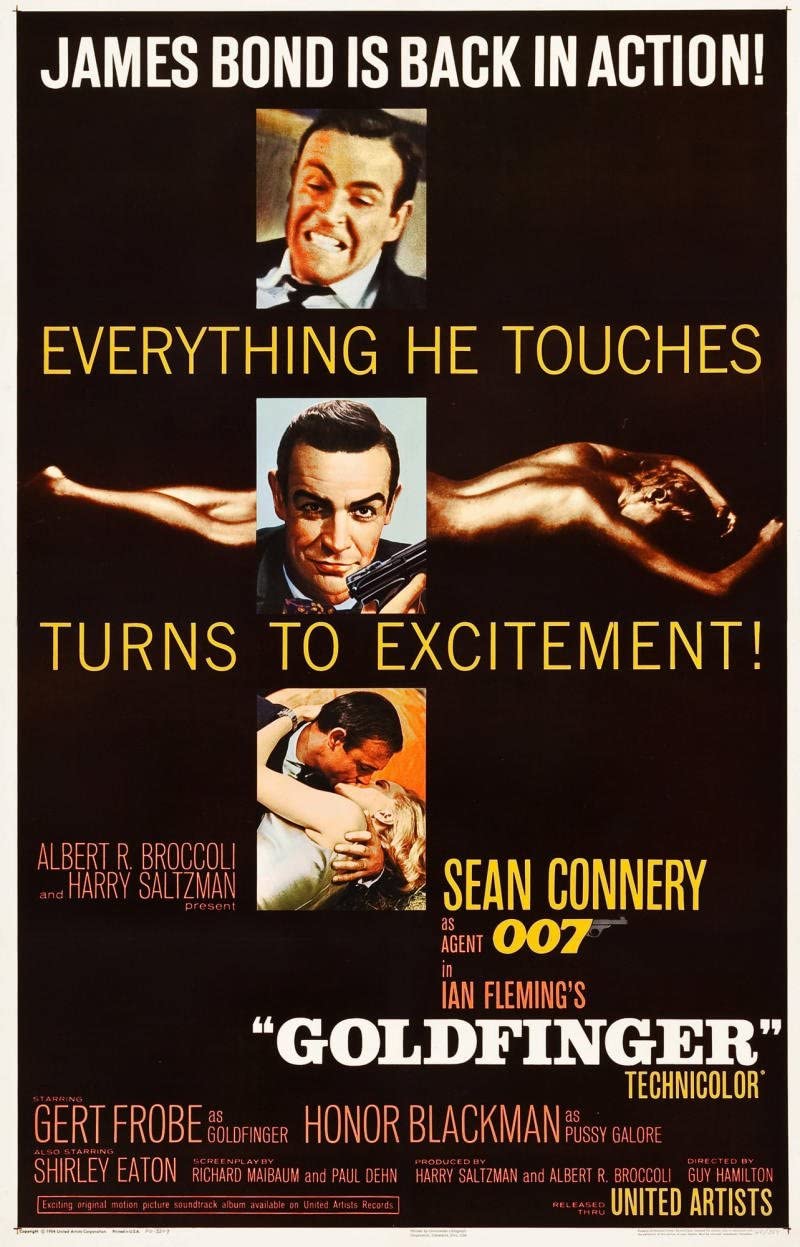 Original James Bond posters affischer 1962-2022