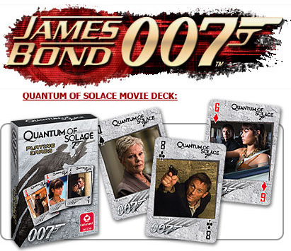 James Bond Quantum of Solace deck card game 