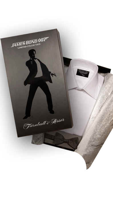 James Bond - Evening Shirt and Bow Tie Set 